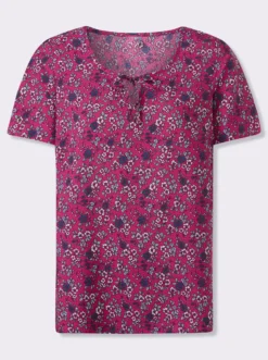 Schlupfbluse mit Millefleurs