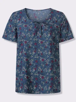 Schlupfbluse mit Millefleurs