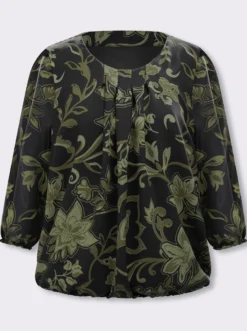 Schlupf-Bluse mit Paisley-Print