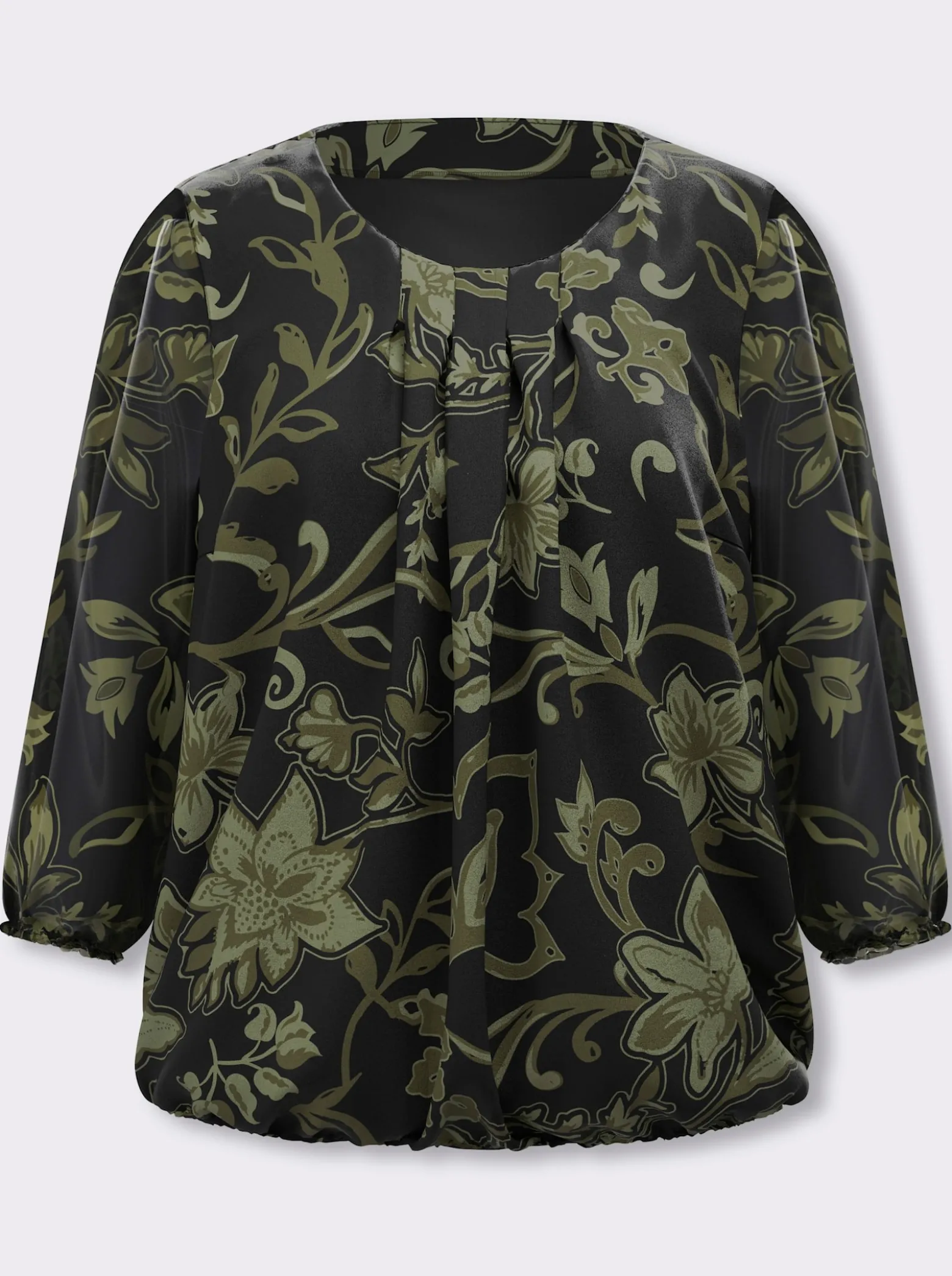 Schlupf-Bluse mit Paisley-Print