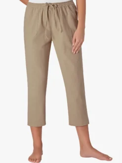 Schlupfhose aus bügelarmer Strukturware