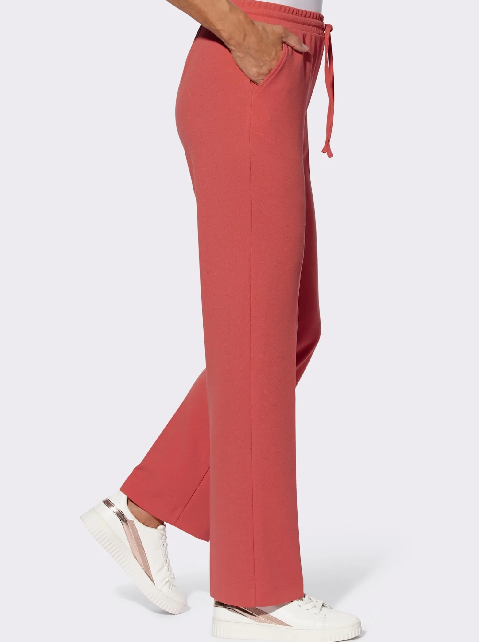 Schlupfhose aus formstabilem Interlock