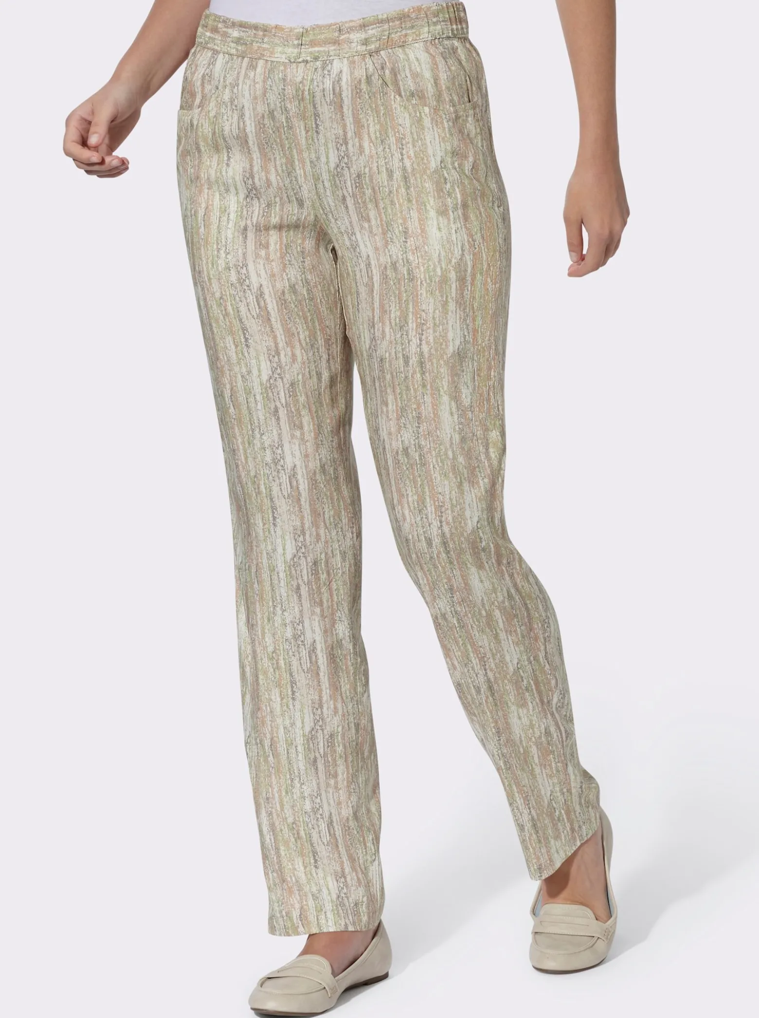 Schlupfhose aus reiner Viskose