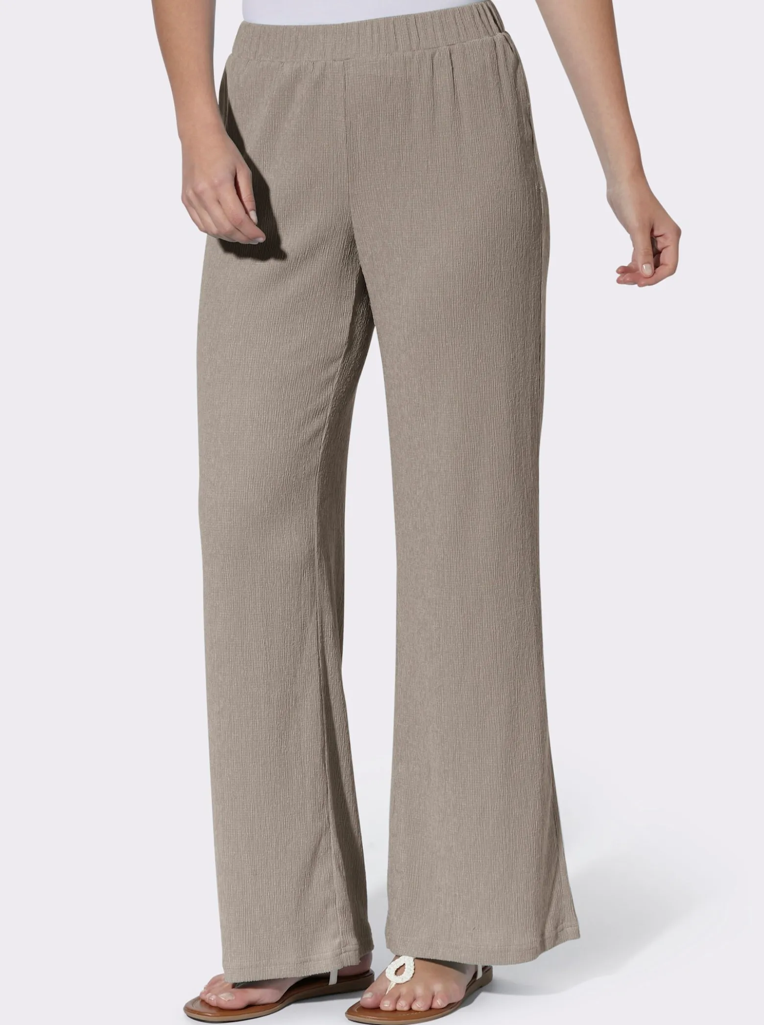 Schlupfhose in Crinkle-Qualität
