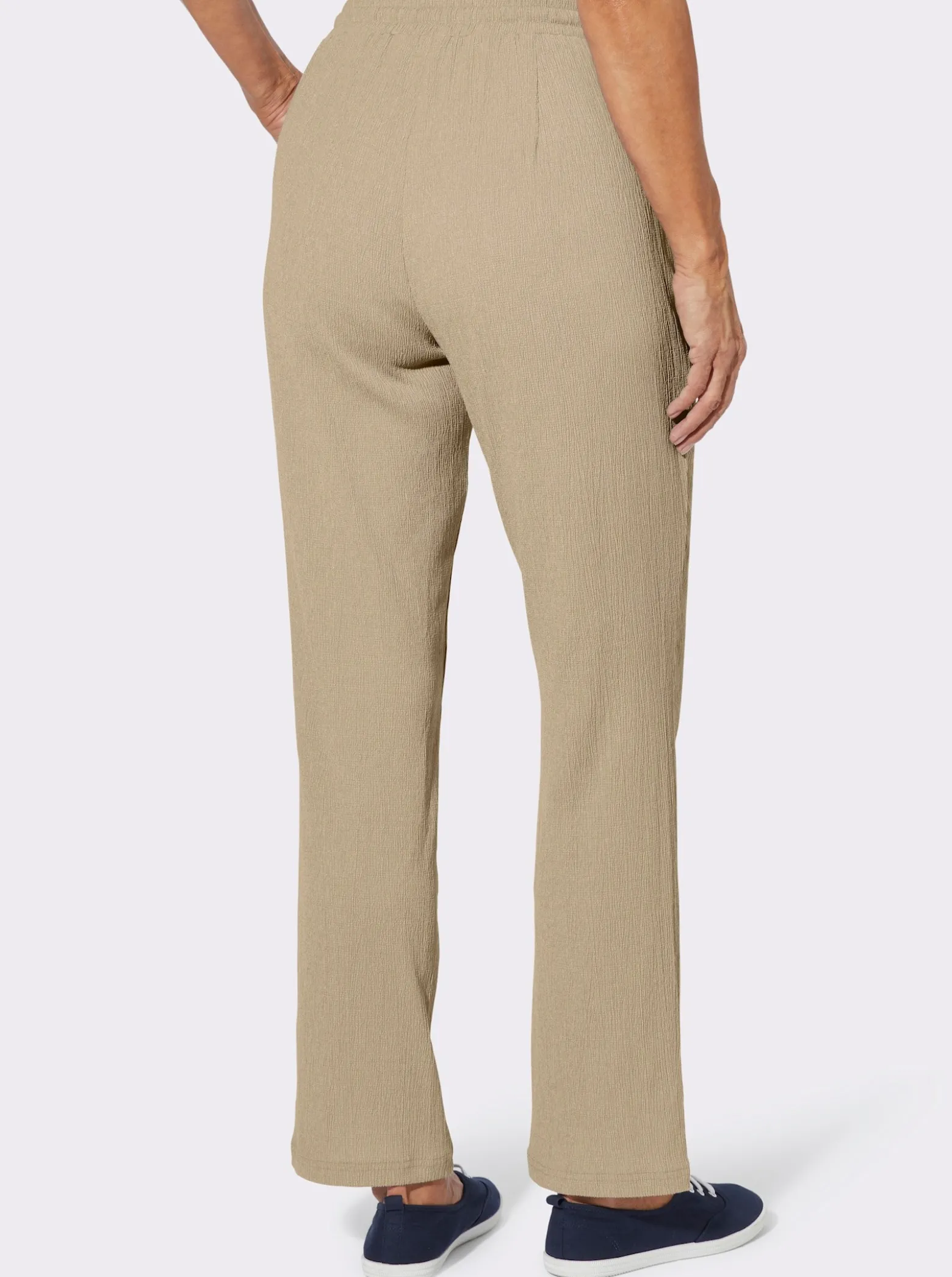 Schlupfhose in Crinkle-Qualität