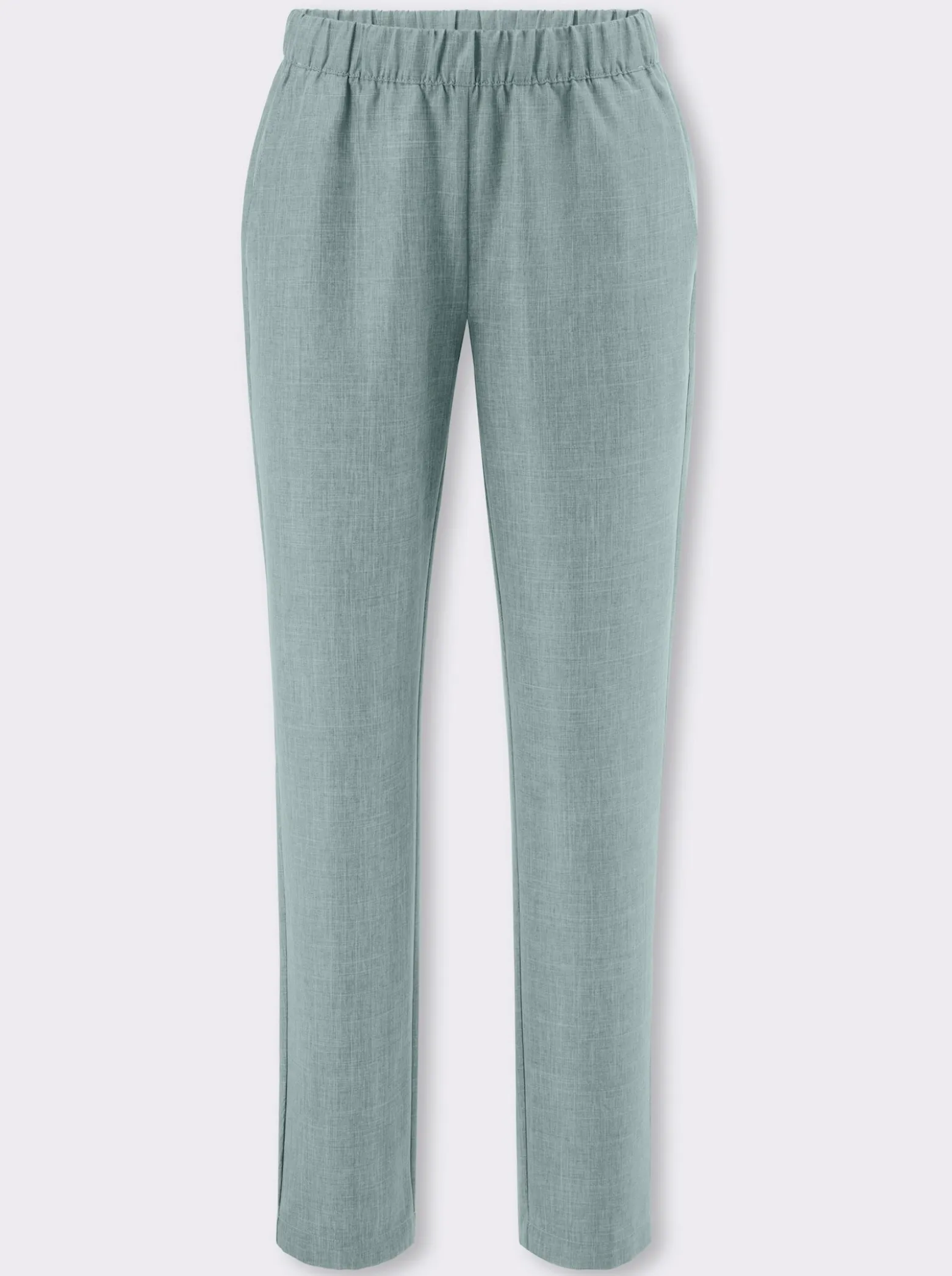 Schlupfhose in Leinen-Optik