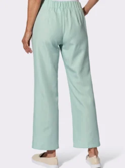Schlupfhose in Leinen-Optik