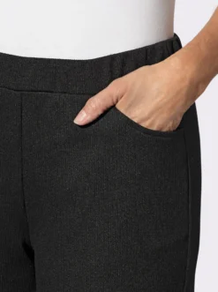 Schlupfhose in Ripp-Optik, pflegeleicht
