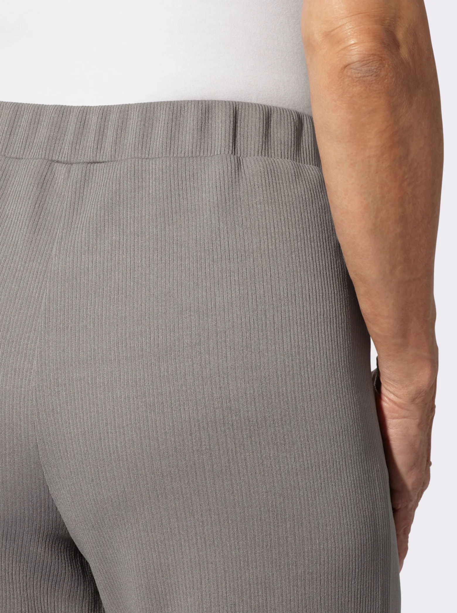 Schlupfhose in Ripp-Optik, pflegeleicht