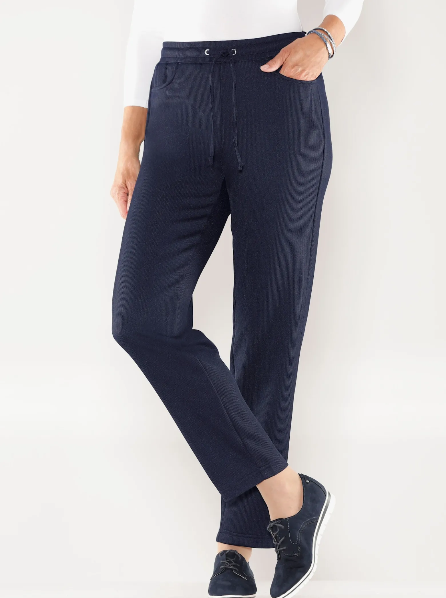 Schlupfhose in Ripp-Qualität