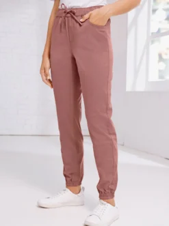 Schlupfhose in Twill-Qualität