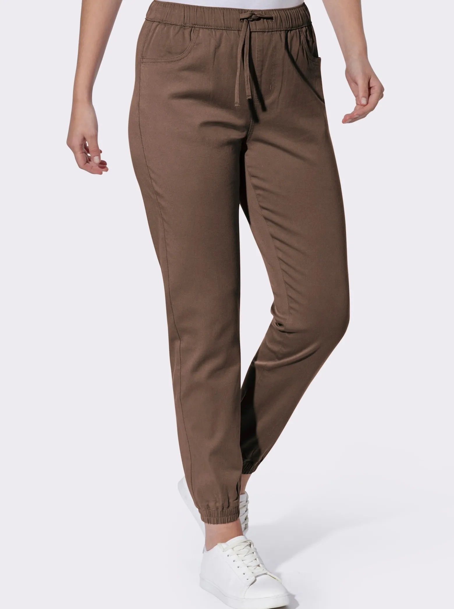 Schlupfhose in Twill-Qualität