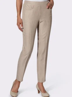Schlupfhose mit Bügelfalten