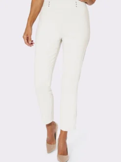 Schlupfhose mit Bügelfalten