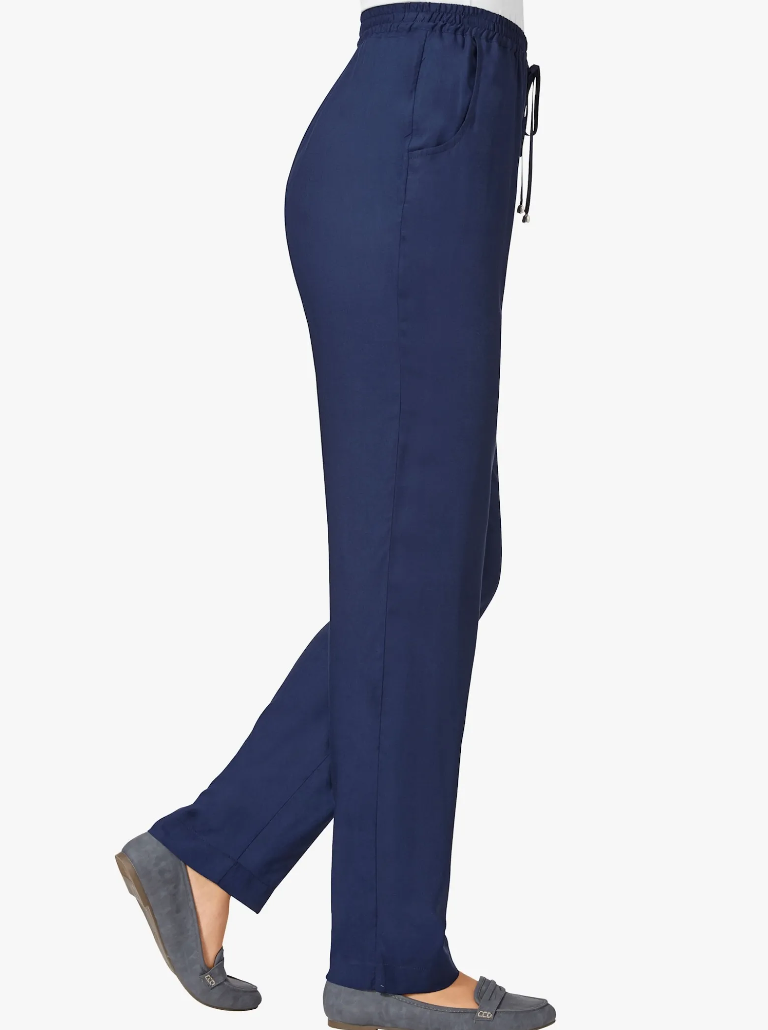 Schlupfhose mit Dehnbund und Bindeband