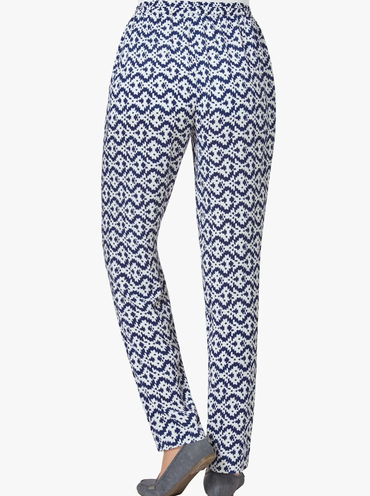 Schlupfhose mit Dehnbund und Bindeband
