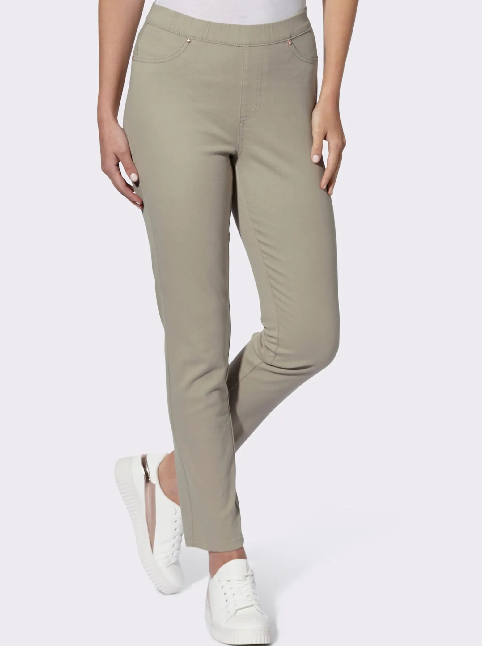 Schlupfhose mit elastischem Bund