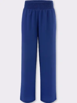 Schlupfhose mit gesmoktem Bund