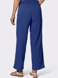Schlupfhose mit gesmoktem Bund