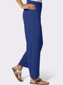 Schlupfhose mit gesmoktem Bund