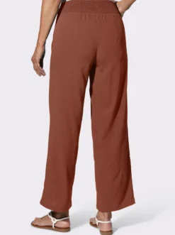Schlupfhose mit gesmoktem Bund