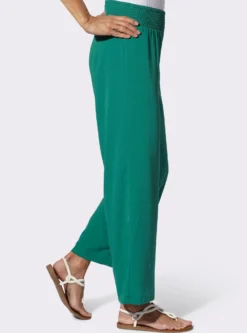 Schlupfhose mit gesmoktem Bund