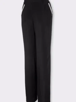Schlupfhose mit leicht ausgestelltem Bein