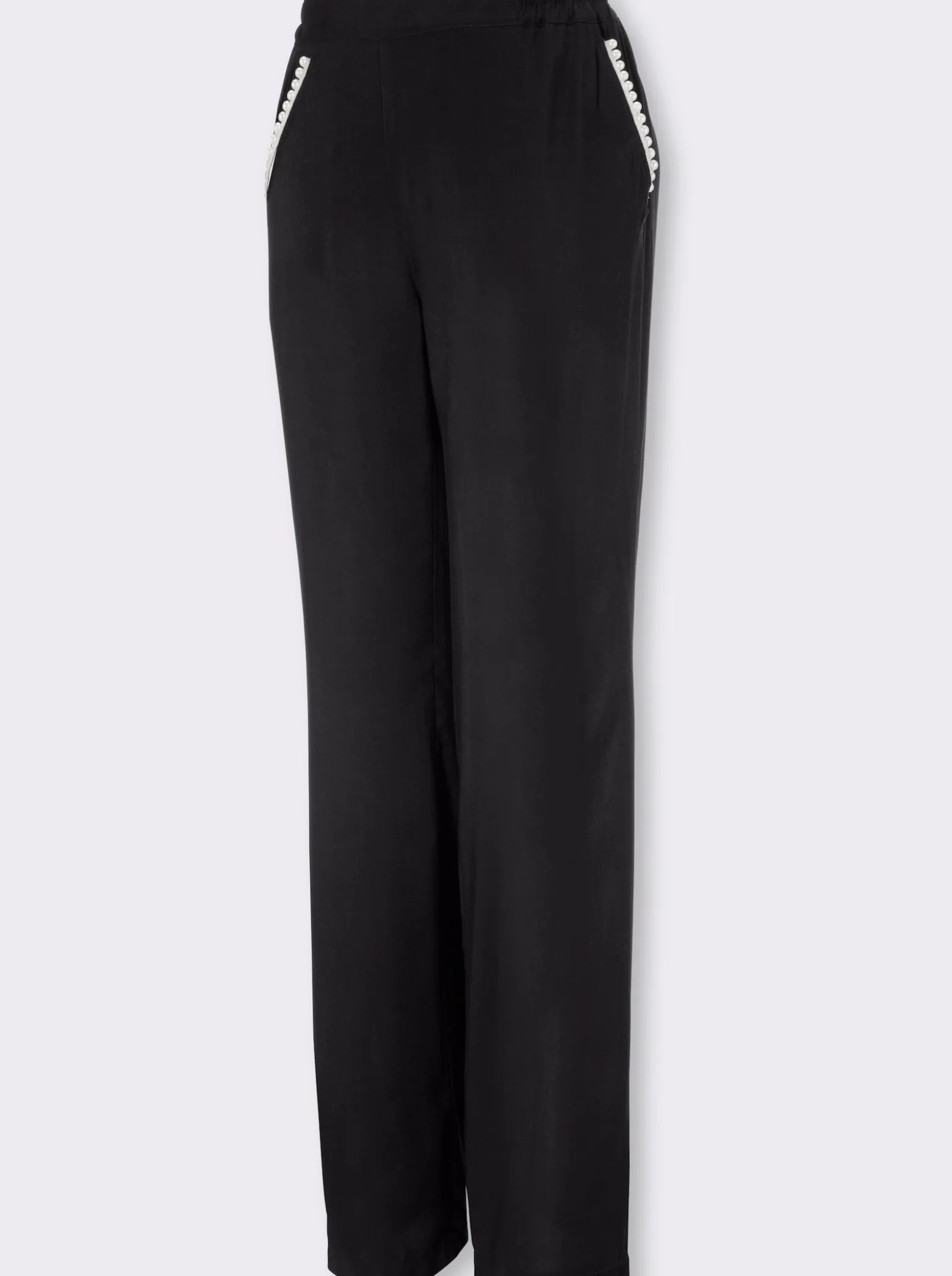 Schlupfhose mit leicht ausgestelltem Bein