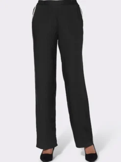Schlupfhose mit leicht ausgestelltem Bein
