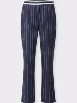 Schlupfhose mit Nadelstreifen-Muster