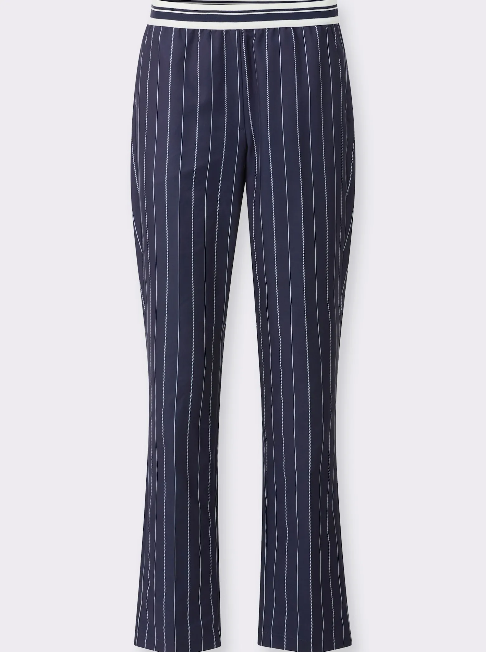 Schlupfhose mit Nadelstreifen-Muster