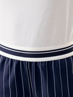 Schlupfhose mit Nadelstreifen-Muster
