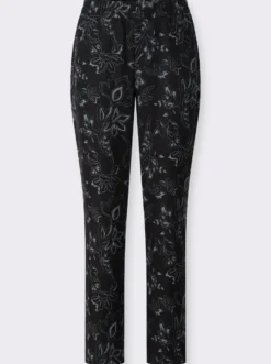 Schlupfhose mit Paisley-Print