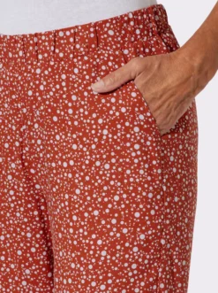 Schlupfhose mit Punktedessin