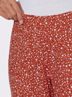 Schlupfhose mit Punktedessin
