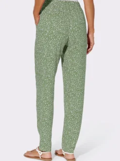 Schlupfhose mit Punktedessin