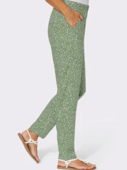 Schlupfhose mit Punktedessin