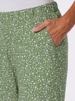 Schlupfhose mit Punktedessin
