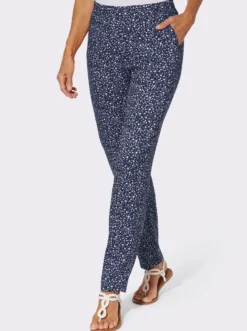 Schlupfhose mit Punktedessin