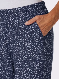 Schlupfhose mit Punktedessin