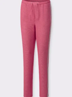 Schlupfhose mit silberfarbenen Galonstreifen