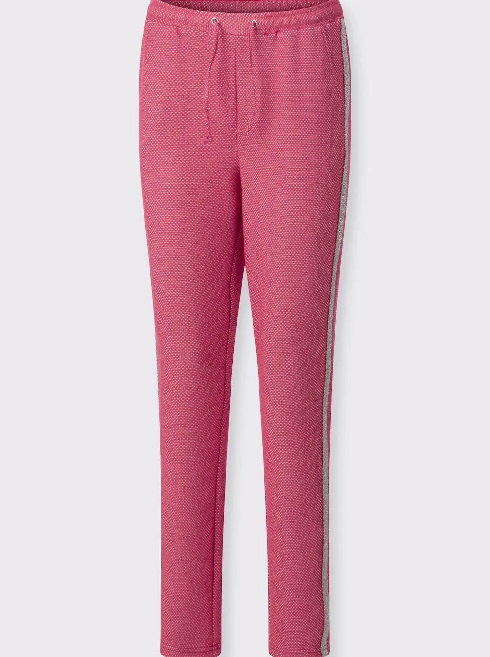 Schlupfhose mit silberfarbenen Galonstreifen
