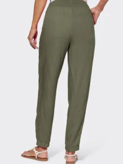 Schlupfhose mit Spitzen-Details