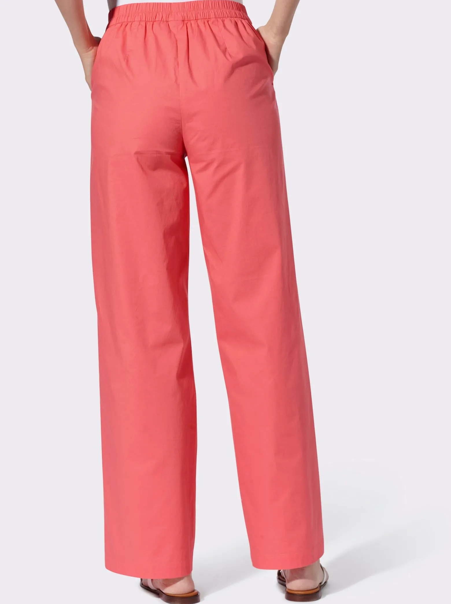 Schlupfhose mit weitem Bein