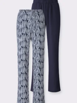 Schlupfhose mit weitem Bein