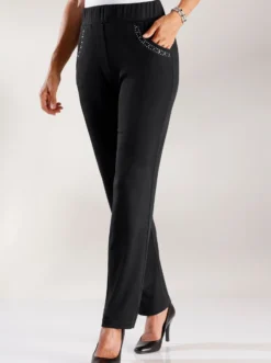 Schlupfhose mit Ziersteinchen
