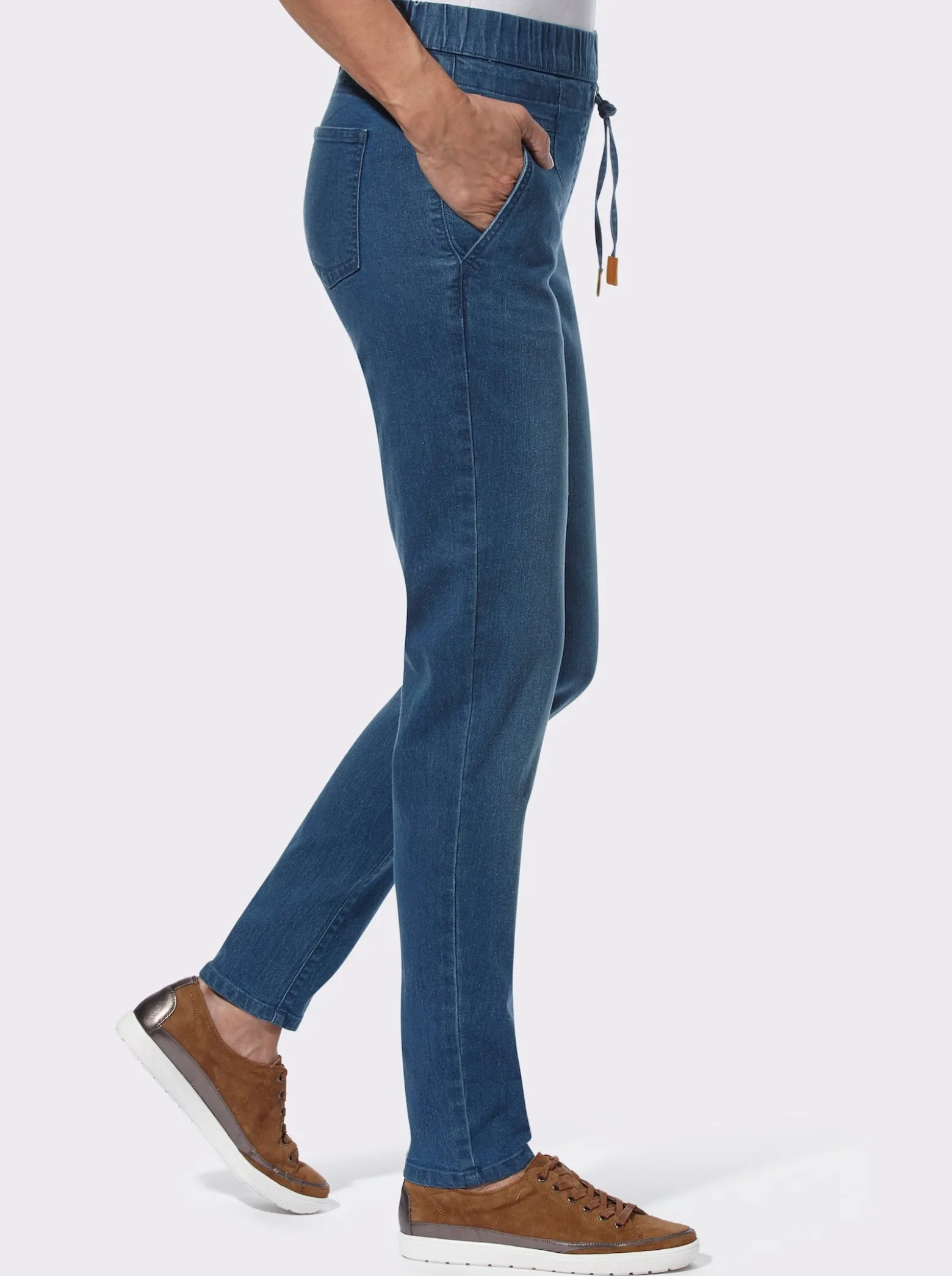 Schlupfjeans im Joggpants-Stil