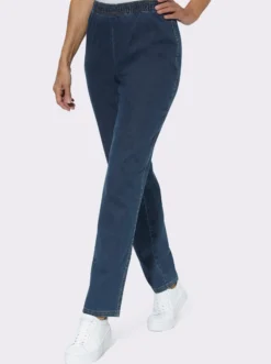 Schlupfjeans in Stretch-Qualität