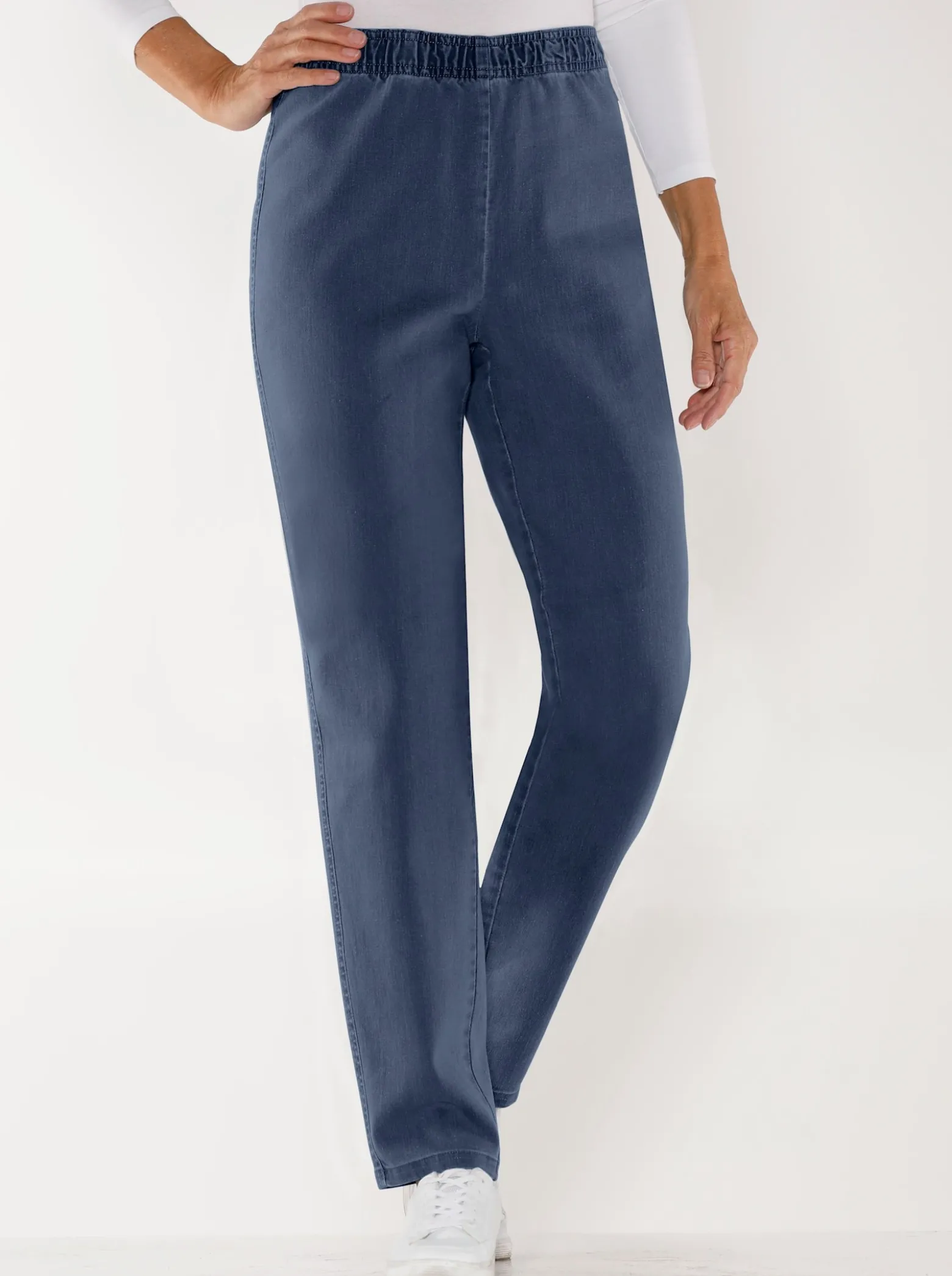 Schlupfjeans in Stretch-Qualität