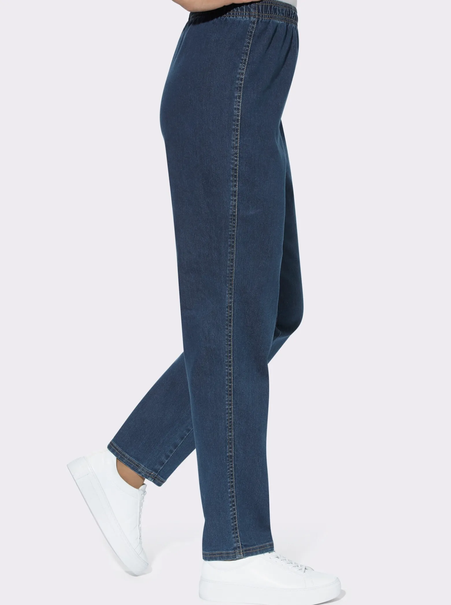 Schlupfjeans in Stretch-Qualität